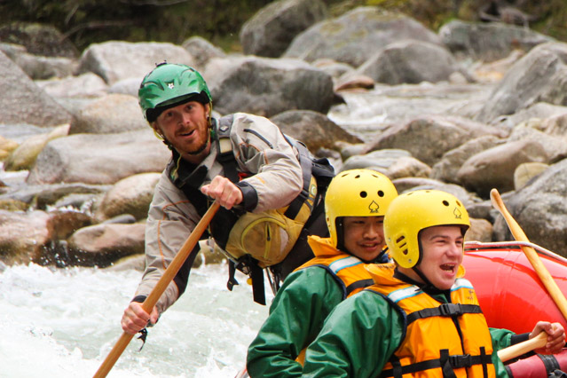 Nathan Topp, owner and river guide