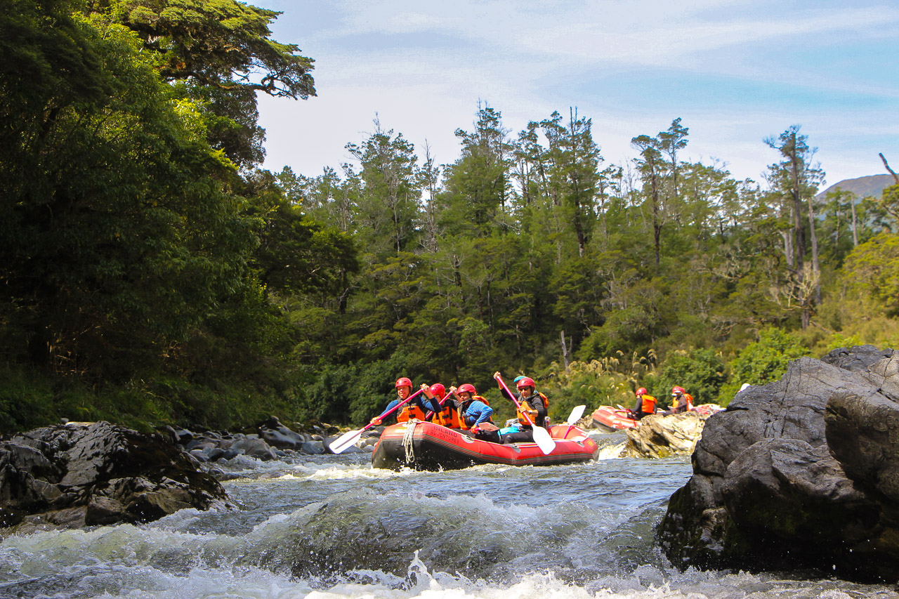 Rafting the Upper Grey / Māwheranui