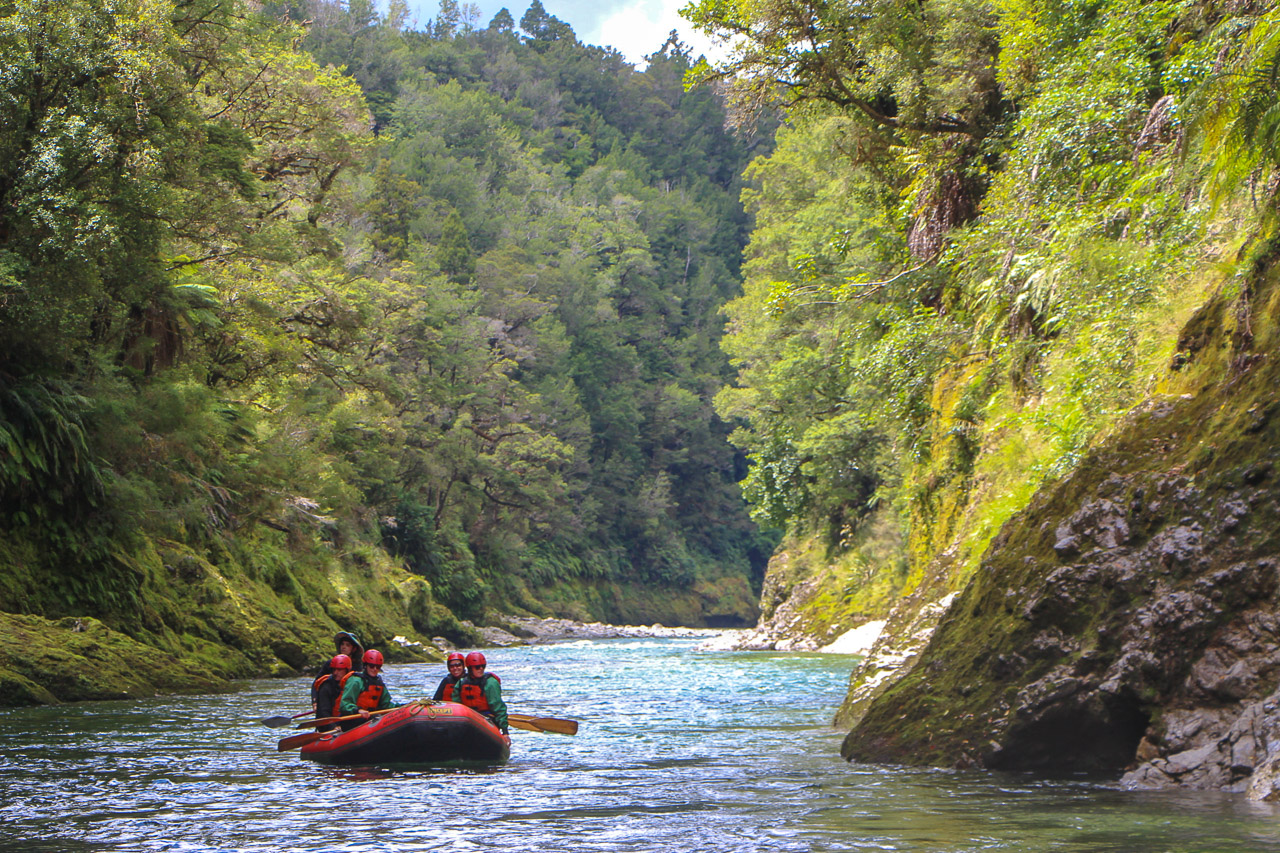 Rafting the Upper Grey / Māwheranui
